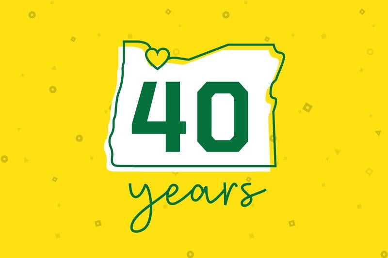 OEMBA 40 Years logo